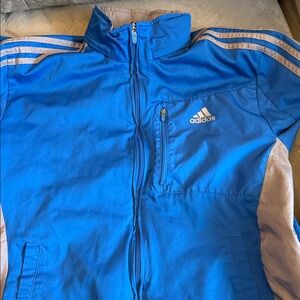 Adidas Vibrant Blue Zip-Up Jacket